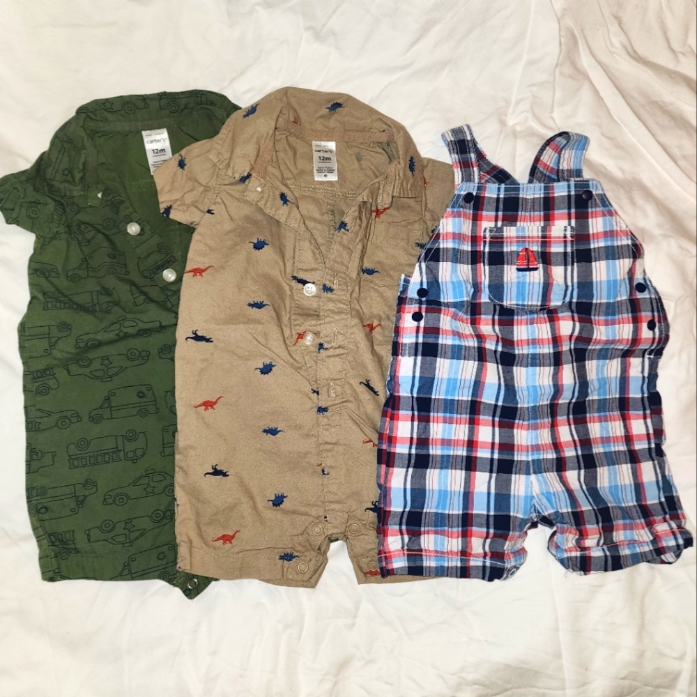 Baby boy rompers 12 months